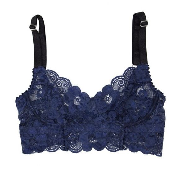 LONELY Cyd Busier Lace Underwire Mid-Line Bra - Picture 4 of 10